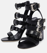 Paris Texas Tessa buckle leather sandals