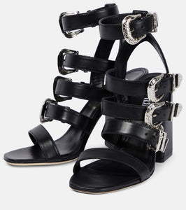 Paris Texas Tessa buckle leather sandals