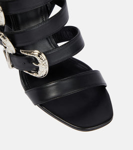 Paris Texas Tessa buckle leather sandals