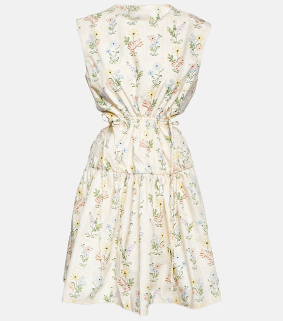 Agua by Agua Bendita Sucr√É¬© Pradera cotton poplin minidress