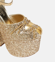 Giambattista Valli Glitter platform sandals