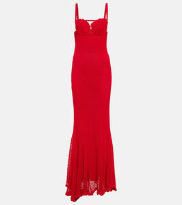 Blumarine Crochet maxi dress