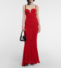 Blumarine Crochet maxi dress