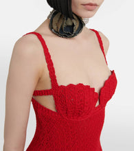 Blumarine Crochet maxi dress