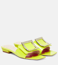 Roger Vivier Love 45 patent leather mules - Roger Vivier Love 45 漆皮穆勒鞋