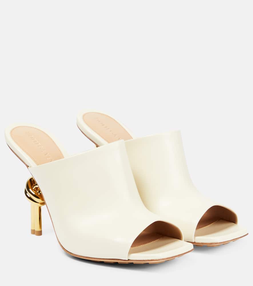 Bottega Veneta Knot leather mules - Bottega Veneta Knot 皮革穆勒鞋