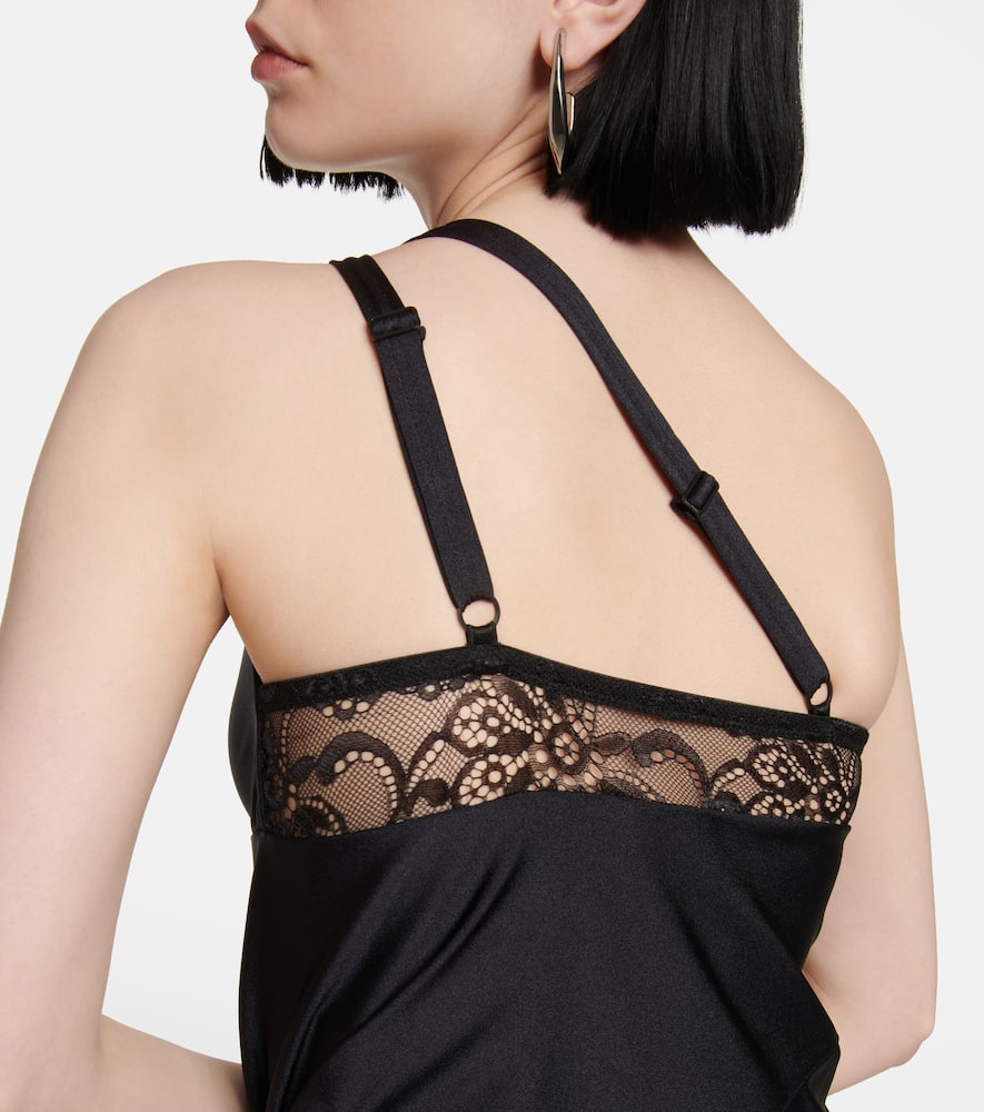 Coperni One-shoulder cutout minidress