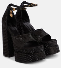 Versace Medusa Aevitas embellished platform sandals