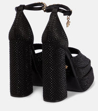 Versace Medusa Aevitas embellished platform sandals