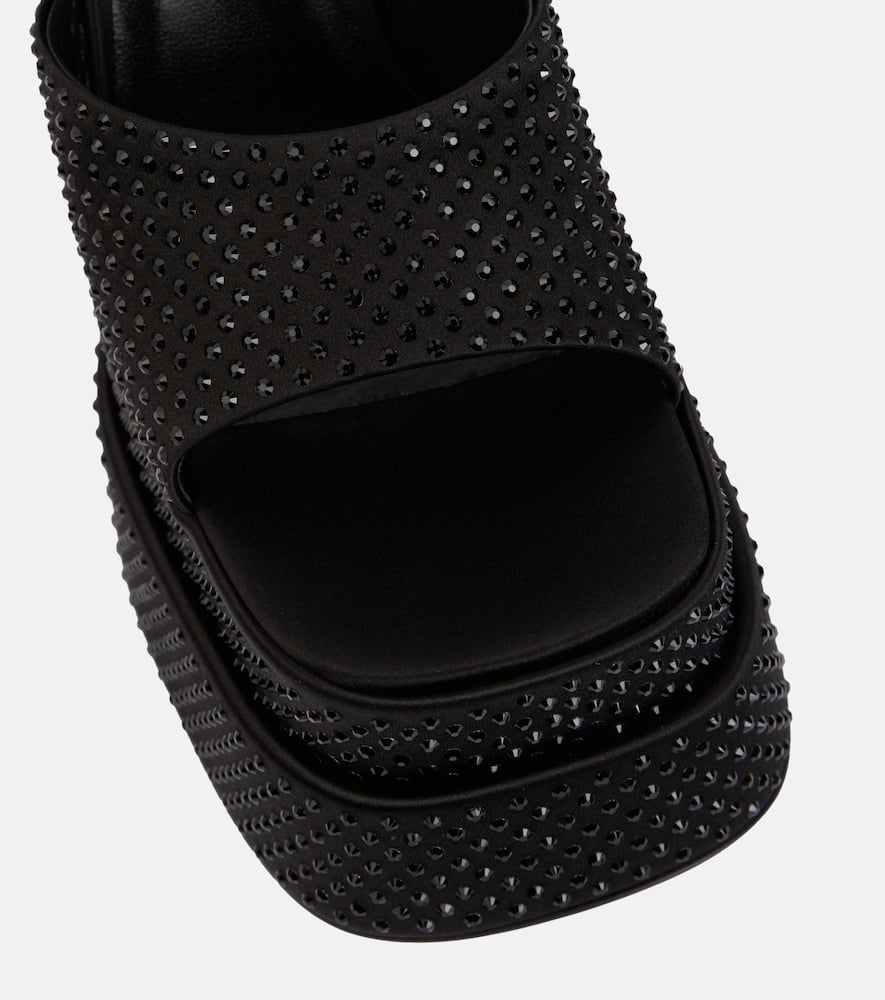 Versace Medusa Aevitas embellished platform sandals