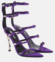 Versace Pin-Point leather sandals - 范思哲尖头皮凉鞋