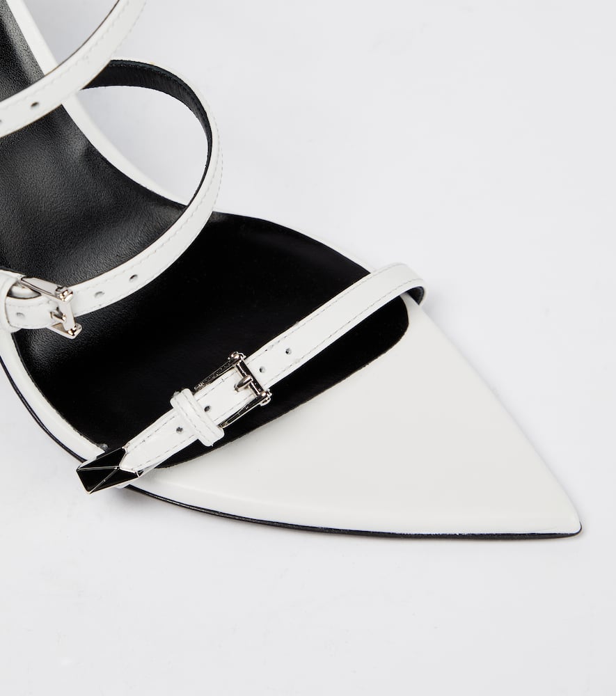 Versace Pin-Point leather sandals