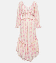 LoveShackFancy Firefly floral cotton midi dress