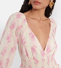 LoveShackFancy Firefly floral cotton midi dress