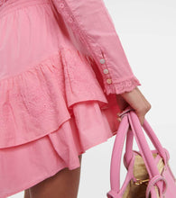 LoveShackFancy Sanaya lace-trimmed minidress