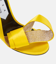 Area x Sergio Rossi Marquise embellished satin sandals