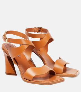 Zimmermann Wavy 85 leather sandals
