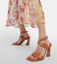 Zimmermann Wavy 85 leather sandals