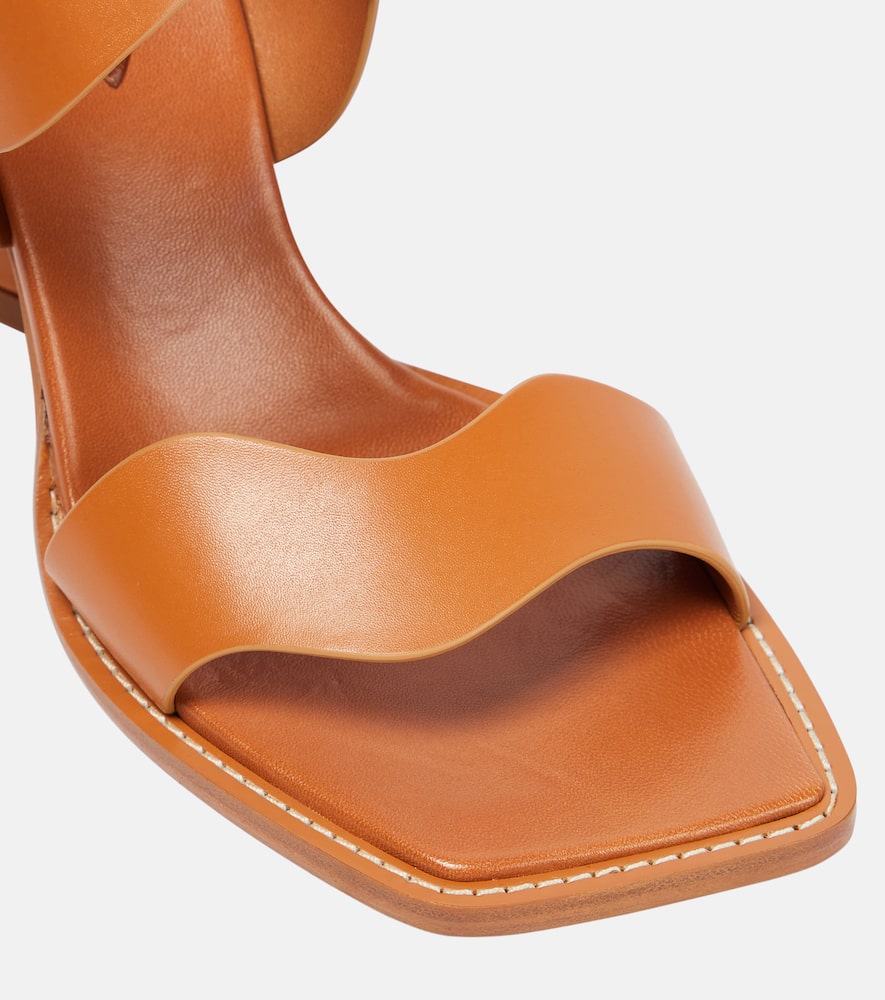 Zimmermann Wavy 85 leather sandals