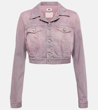 MM6 Maison Margiela Cropped denim jacket - MM6 Maison Margiela 短款牛仔夹克