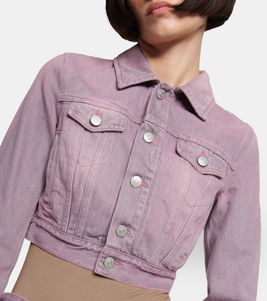 MM6 Maison Margiela Cropped denim jacket