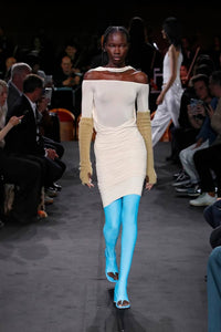 MM6 Maison Margiela Deconstructed jersey maxi dress