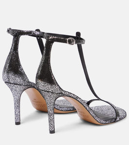 Isabel Marant Einari metallic leather sandals