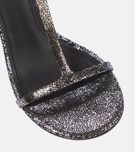 Isabel Marant Einari metallic leather sandals