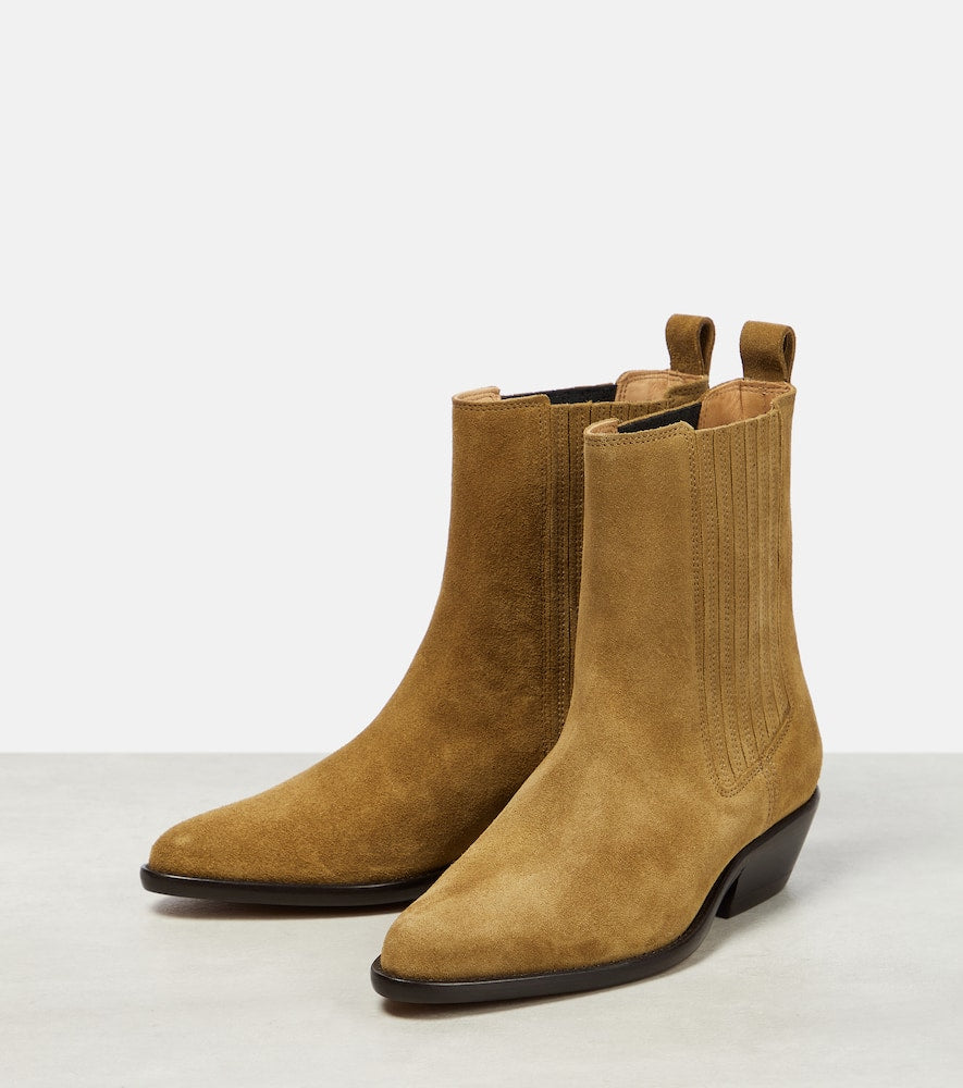 Isabel Marant Delena suede ankle boots