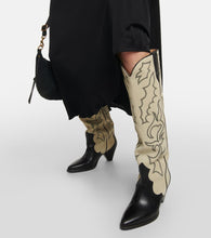 Isabel Marant Leila leather and suede cowboy boots