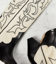 Isabel Marant Leila leather and suede cowboy boots