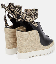 Stella McCartney Gaia faux leather espadrille sandals