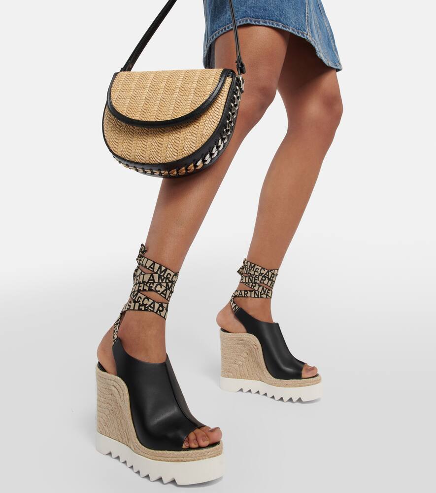 Stella McCartney Gaia faux leather espadrille sandals
