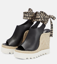Stella McCartney Gaia faux leather espadrille sandals