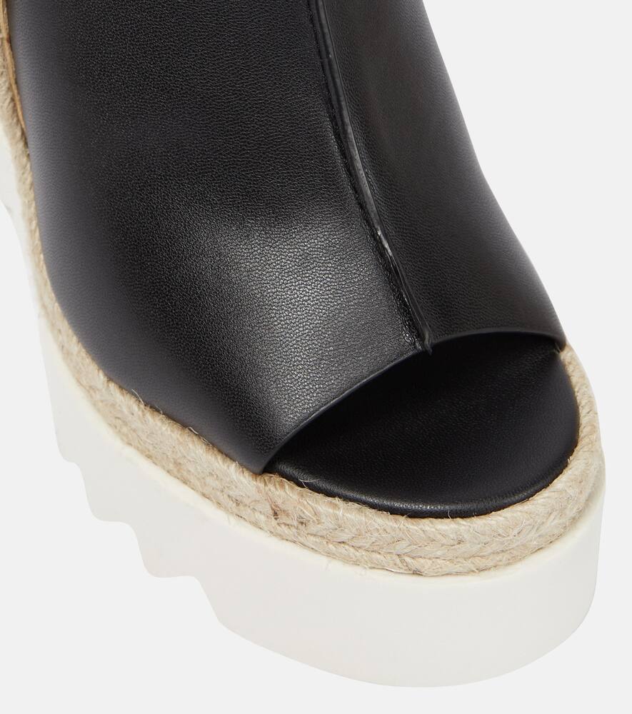 Stella McCartney Gaia faux leather espadrille sandals