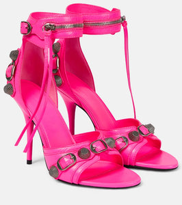 Balenciaga Embellished leather sandals