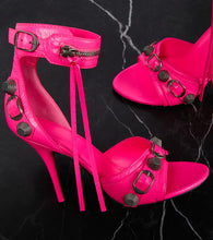 Balenciaga Embellished leather sandals