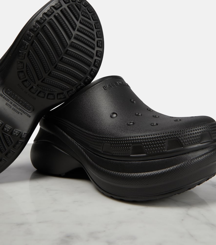 Balenciaga x Crocs platform slides