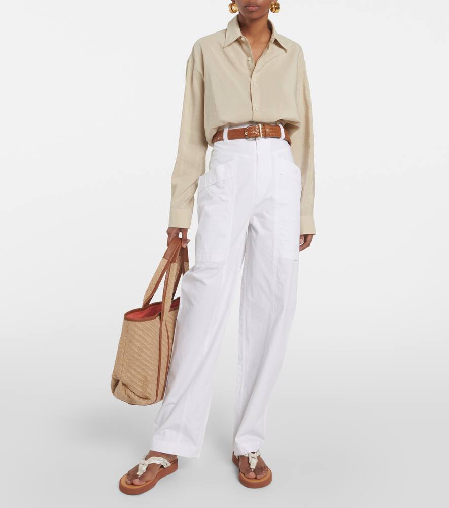 See By Chloe Pompoms leather thong sandals