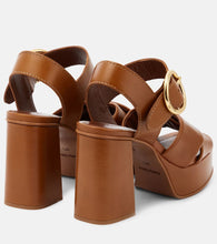 See By Chloe Lyna leather platform sandals