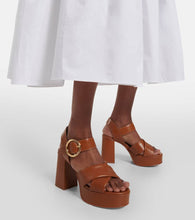 See By Chloe Lyna leather platform sandals