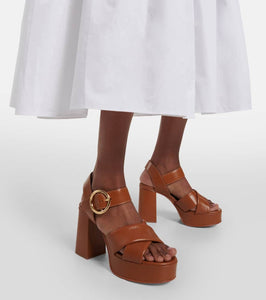 See By Chloe Lyna leather platform sandals