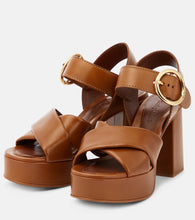 See By Chloe Lyna leather platform sandals