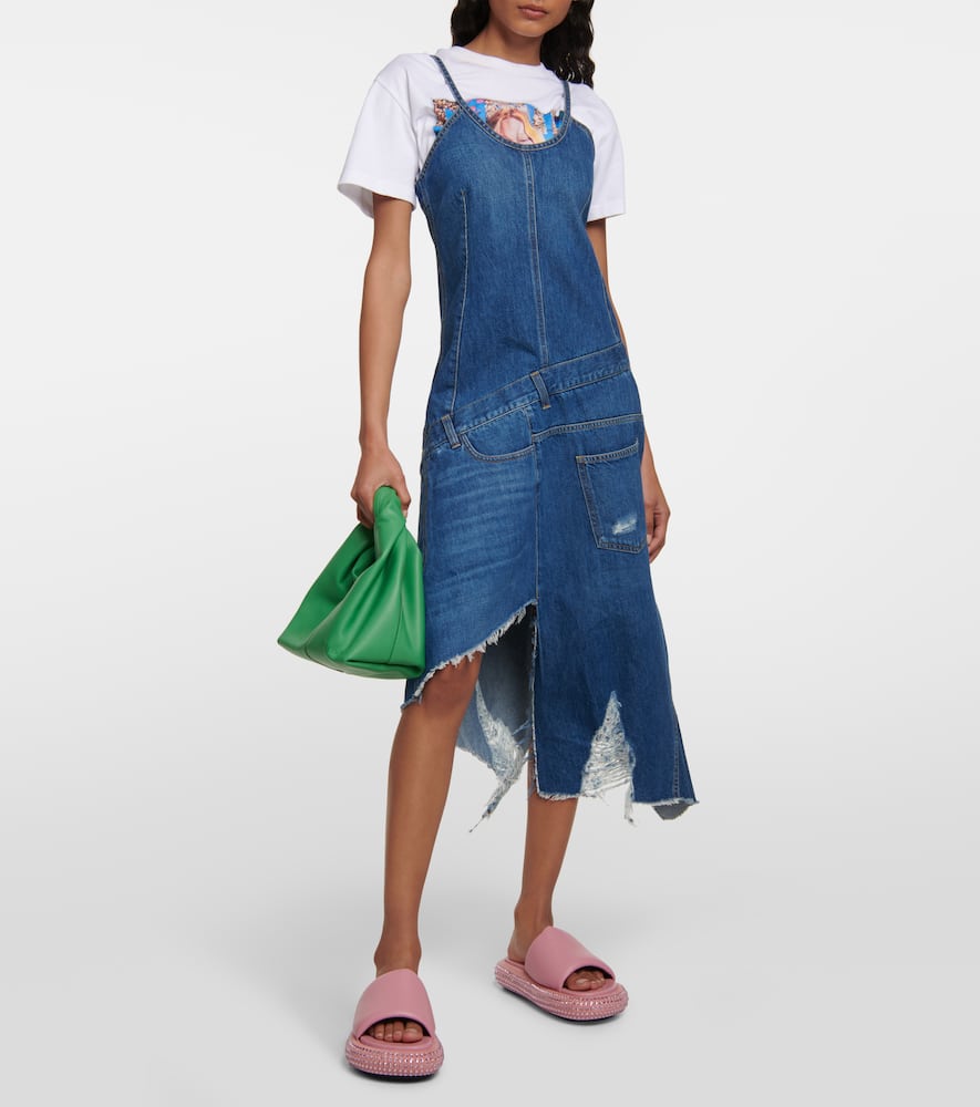 JW Anderson Embellished leather platform sandals