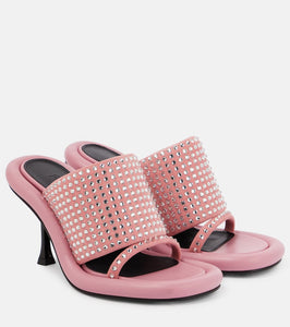 JW Anderson Bumper-Tube embellished mules