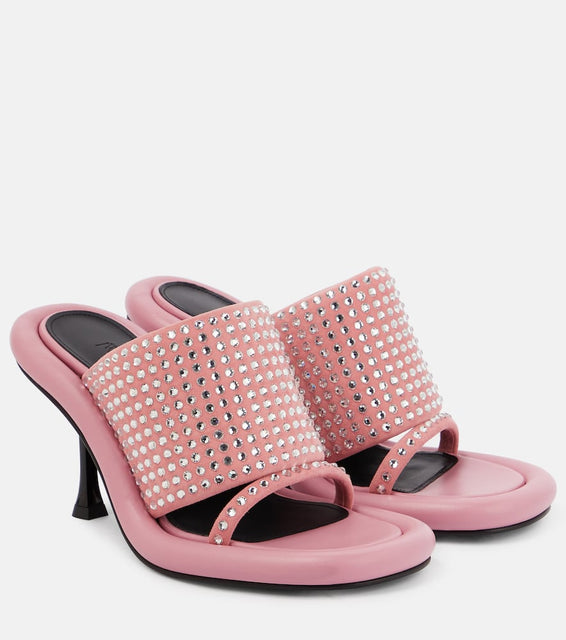 JW Anderson Bumper-Tube embellished mules