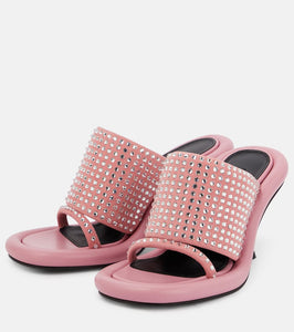 JW Anderson Bumper-Tube embellished mules
