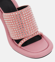 JW Anderson Bumper-Tube embellished mules