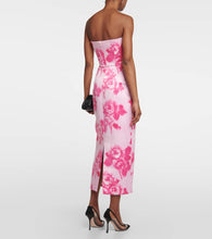 Emilia Wickstead Romina taffeta faille midi dress