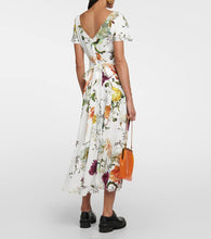 Erdem Fraser floral crêpe midi dress